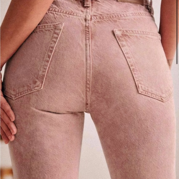 NWT Sezane Brut Sexy jeans in pink size 6 - Picture 4 of 9